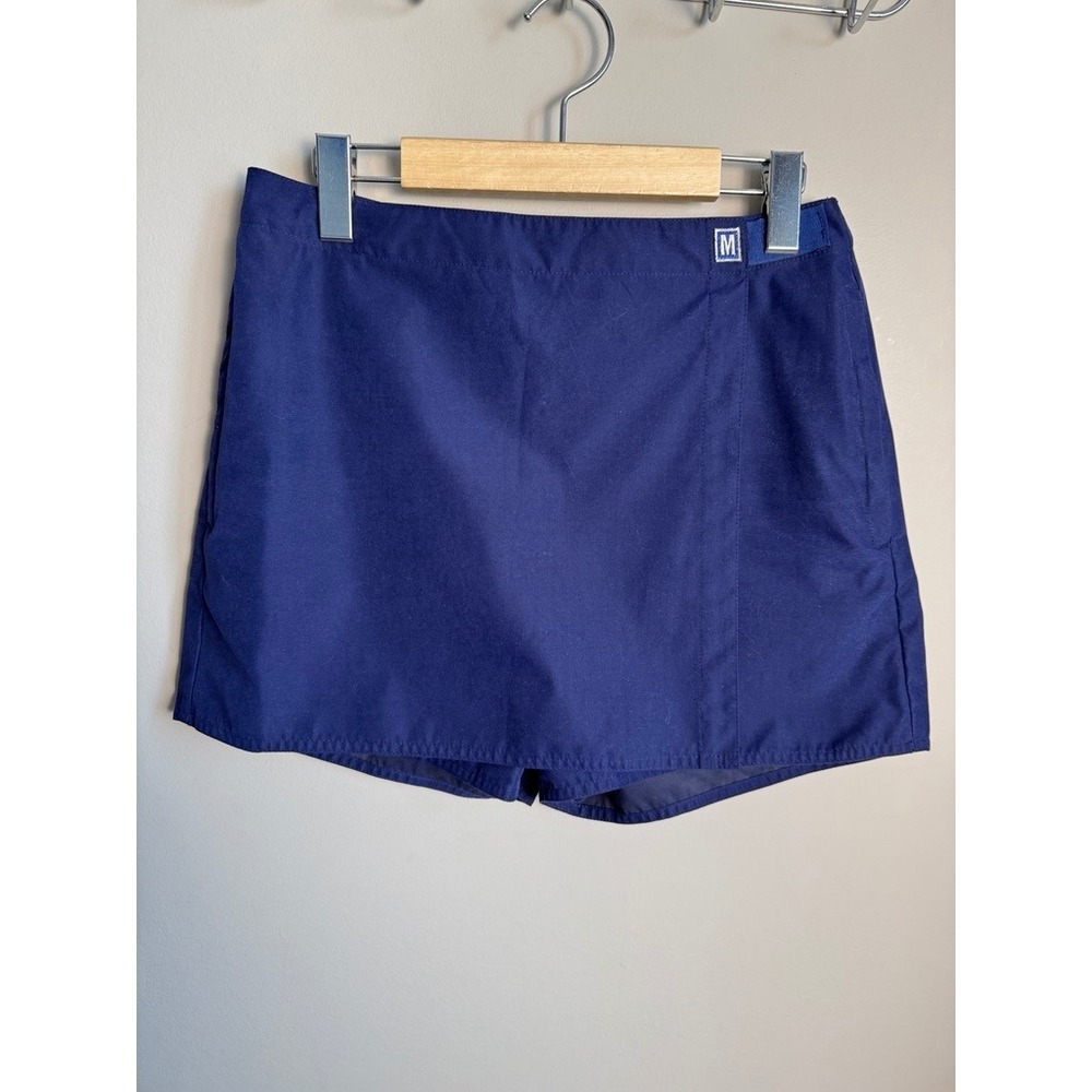 Mossimo Moss Made Navy Blue Wrap Front Skort Size 28 Sporty Preppy Tenniscore‎